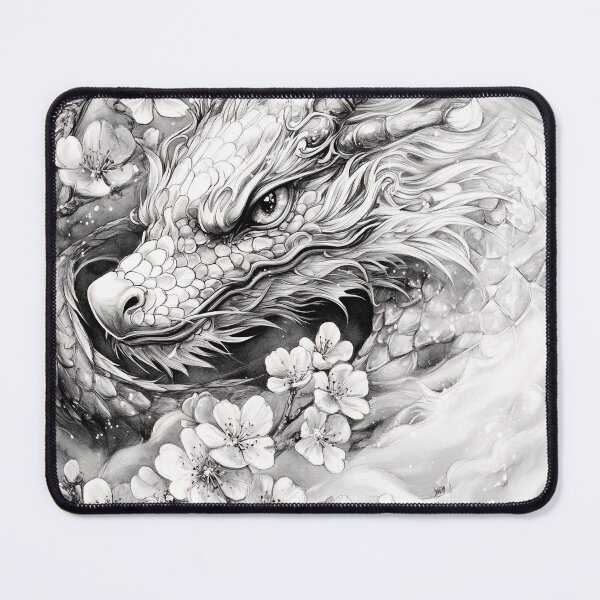 Item preview, Black and white Chinese Dragon designed and sold by Pencil-Art.