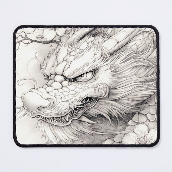 Item preview, Black and white Chinese Dragon designed and sold by Pencil-Art.