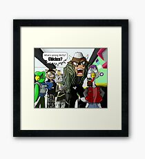 chicken? Framed Print