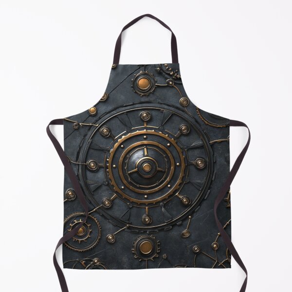 Item preview, Steampunk Cog Shabby Onyx Pattern Grungy designed and sold by GrinGalore.