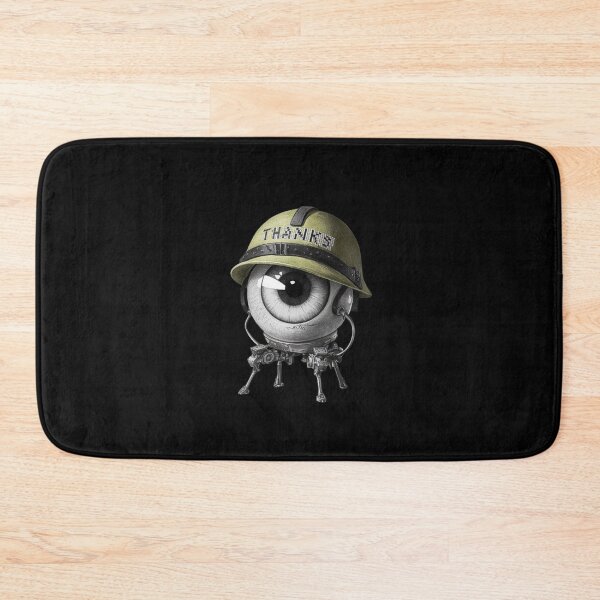 Item preview, Futuristic Robotic Eye with Military Helmet – Unique Sci-Fi Robot Art designed and sold by love3617.