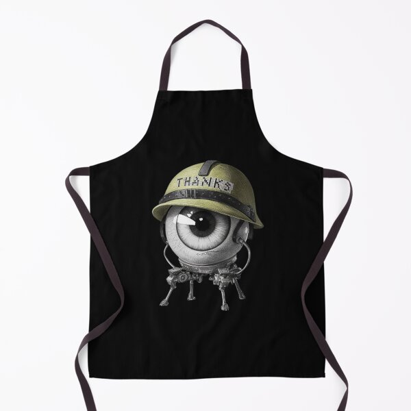 Item preview, Futuristic Robotic Eye with Military Helmet – Unique Sci-Fi Robot Art designed and sold by love3617.