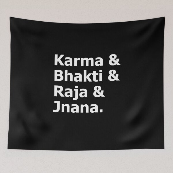 Item preview, Karma Bhakti Raja Jnana Four Paths of Yoga  designed and sold by The Junto Shop.