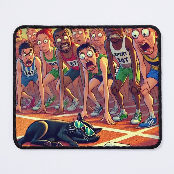 Item preview, Cat stops race designed and sold by LoveSports101.
