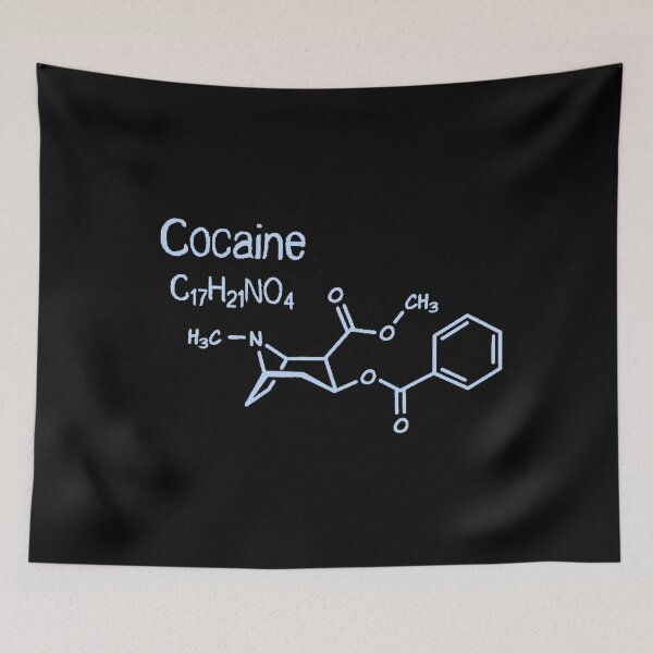 Item preview, Cocaine - The Stimulant Molecule designed and sold by Numbers-Art.