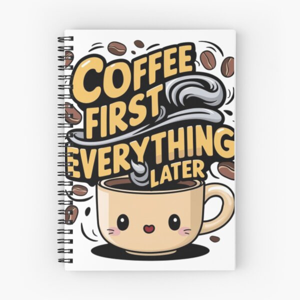 Item preview, Coffee First Everything Later designed and sold by Dem0r.