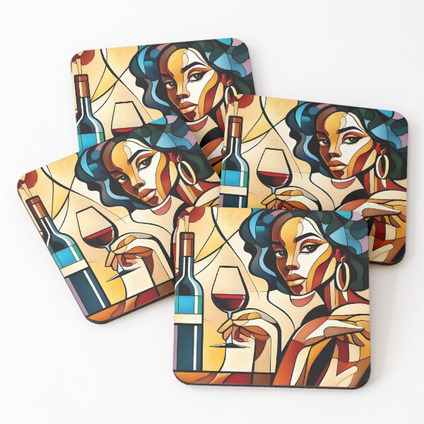 Item preview, Wine And Women Collection Cubism Art No:5 designed and sold by SofyaliArt.