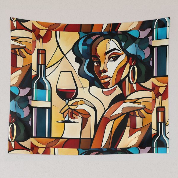 Item preview, Wine And Women Collection Cubism Art No:5 designed and sold by SofyaliArt.