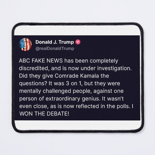Item preview, Trump 2024 - Dumb and Dumber quotes from Debate Genius  designed and sold by RuRebels.
