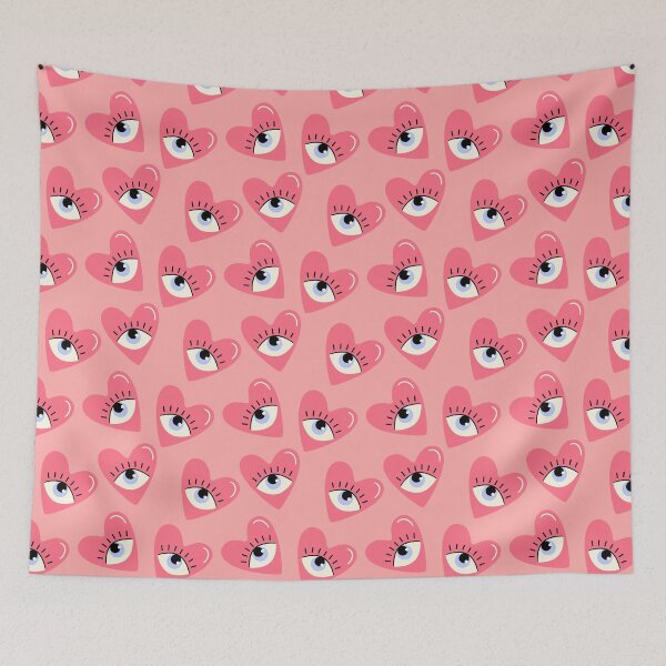 Item preview, Pink Love heart Eyes designed and sold by dottiedigitals.
