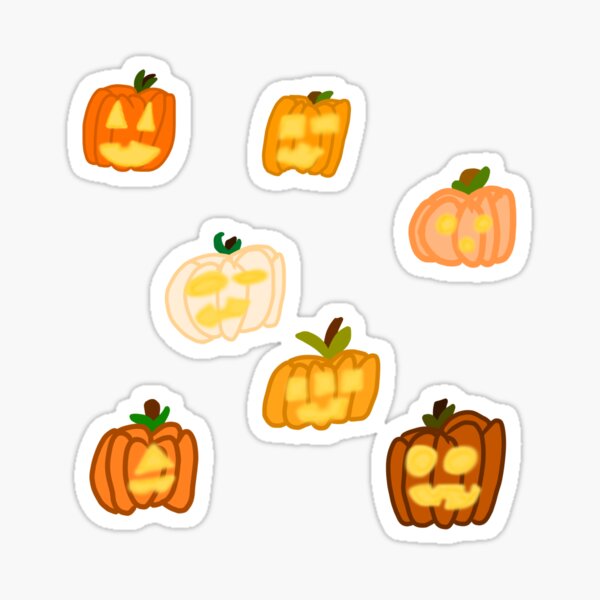 Item preview, Funky Jack-O-Lanterns  designed and sold by datcowboyskelli.