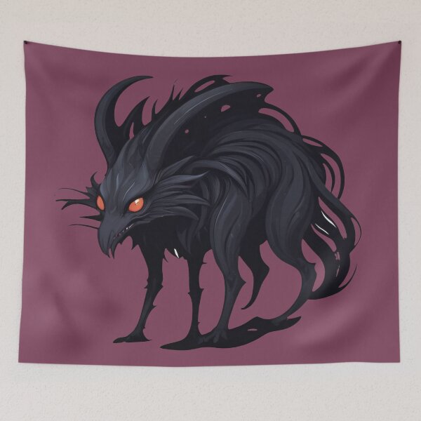 Item preview, Dark Fantasy Aesthetic Evil Beast designed and sold by MadnessEnvelope.