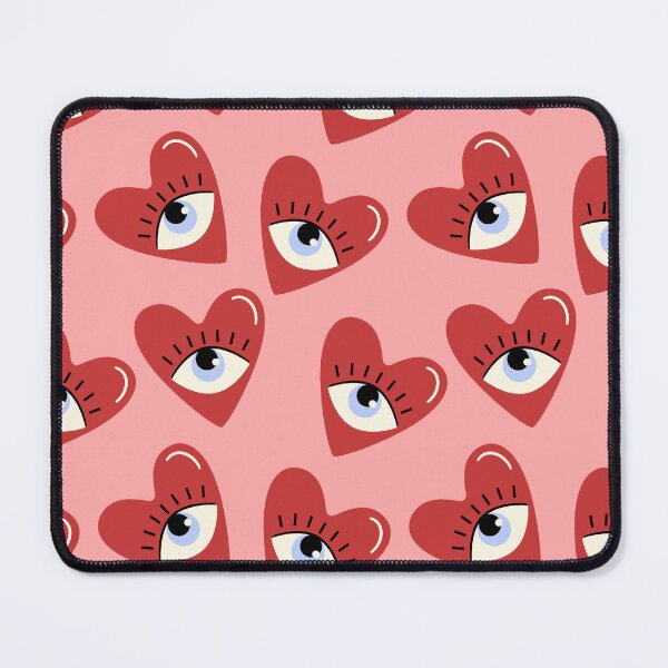 Item preview, Red and Pink Love heart Eyes designed and sold by dottiedigitals.