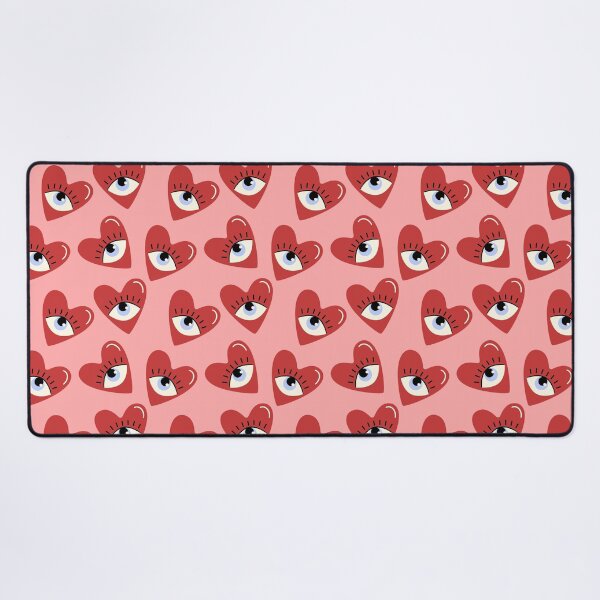 Item preview, Red and Pink Love heart Eyes designed and sold by dottiedigitals.