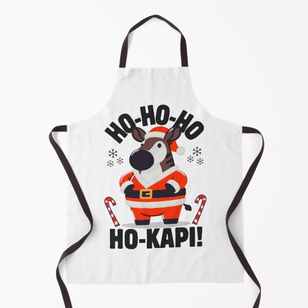 Item preview, Okapi wearing a Santa Claus suit designed and sold by The Knick Knack Nook.