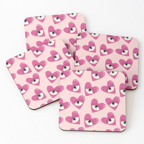 Item preview, Pink Love heart Eyes designed and sold by dottiedigitals.