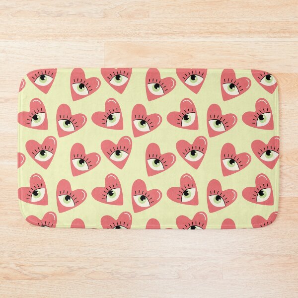 Item preview, Green and Red Love heart Eyes designed and sold by dottiedigitals.
