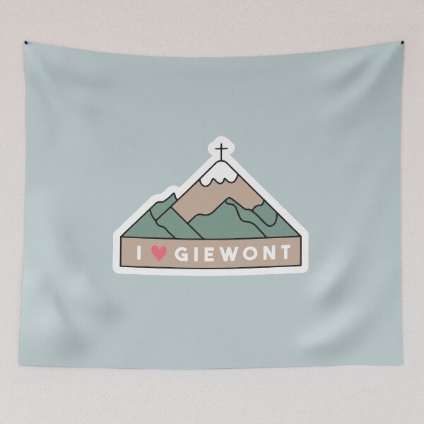 Item preview, I Love Giewont Poland tatra mountains designed and sold by SleekVisuals.