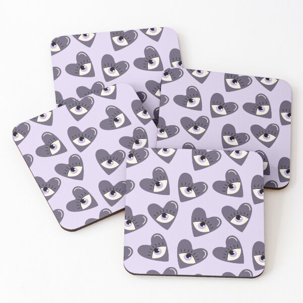 Item preview, Purple Love heart Eyes designed and sold by dottiedigitals.