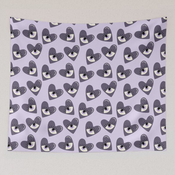Item preview, Purple Love heart Eyes designed and sold by dottiedigitals.