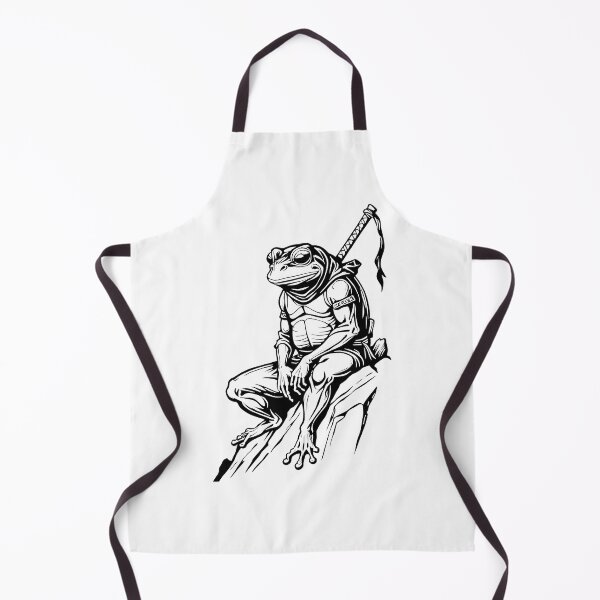 Item preview, Ninja Frog Sitting on a Rock designed and sold by yilsi.