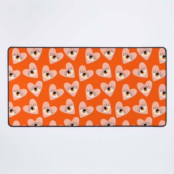 Item preview, Orange Love heart Eyes designed and sold by dottiedigitals.