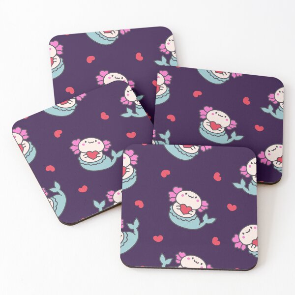 Item preview, Kawaii cute axolotl hugs heart adorable lovely water  aquatic animal pet fish designed and sold by Fantasy Cache.