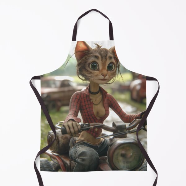 Item preview, Country kitty on a motorcycle designed and sold by Osintown.