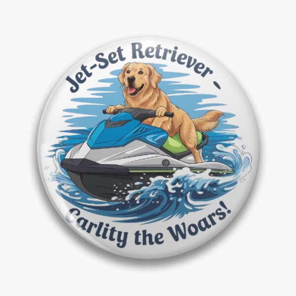 Item preview, Golden Retriever Jet Skiing Adventure Fun designed and sold by Petpixy.