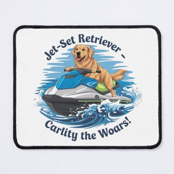 Item preview, Golden Retriever Jet Skiing Adventure Fun designed and sold by Petpixy.