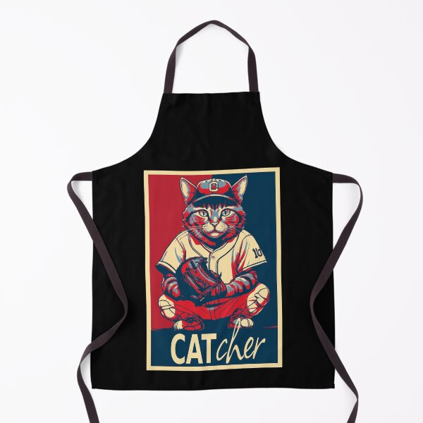 Item preview, Cat Baseball Player Catcher HOPE designed and sold by TrueArtsStore.