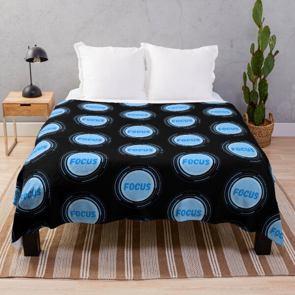 Item preview, Focus blue abstract design designed and sold by Kalpa.