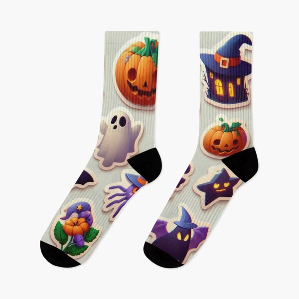 Item preview, Celebrate the Spooky Season with Charming Halloween Stickers designed and sold by SagasArt.