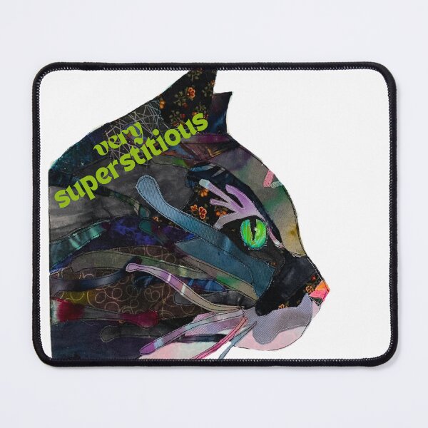 Item preview, Black Cat Very Superstitious designed and sold by karenpaytonart.