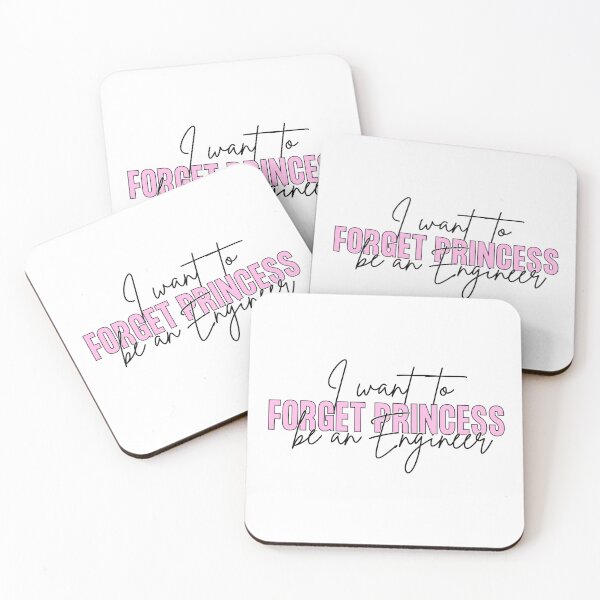 Item preview, Forget princess i want to be an engineer funny quote design gift for engineering girl designed and sold by puurfectcat.