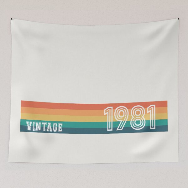 Item preview, 1981 Birthday Vintage Retro designed and sold by Jeallan Designs.