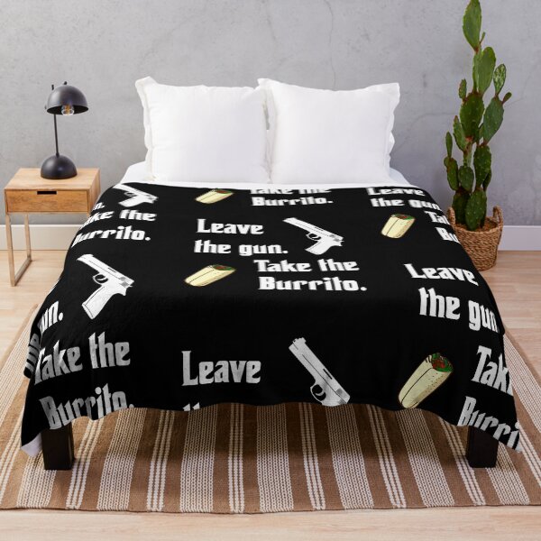 Item preview, Leave the gun, take the burrito, funny godfather parody designed and sold by Merchattack.