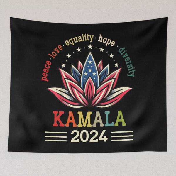 Item preview, Kamala 2024 Peace Love  shirt designed and sold by EcoFriendlyTee.