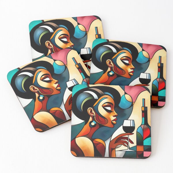 Item preview, Wine And Women Collection Cubism Art No:6 designed and sold by SofyaliArt.