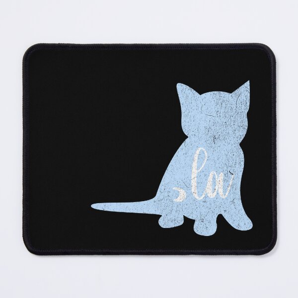 Item preview, Sky Blue Kitten Silhouette With Quotes From 2024 Election -,la / Comma la / Kamala / Kamala Harris designed and sold by franzandsabina.