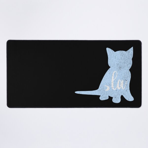 Item preview, Sky Blue Kitten Silhouette With Quotes From 2024 Election -,la / Comma la / Kamala / Kamala Harris designed and sold by franzandsabina.