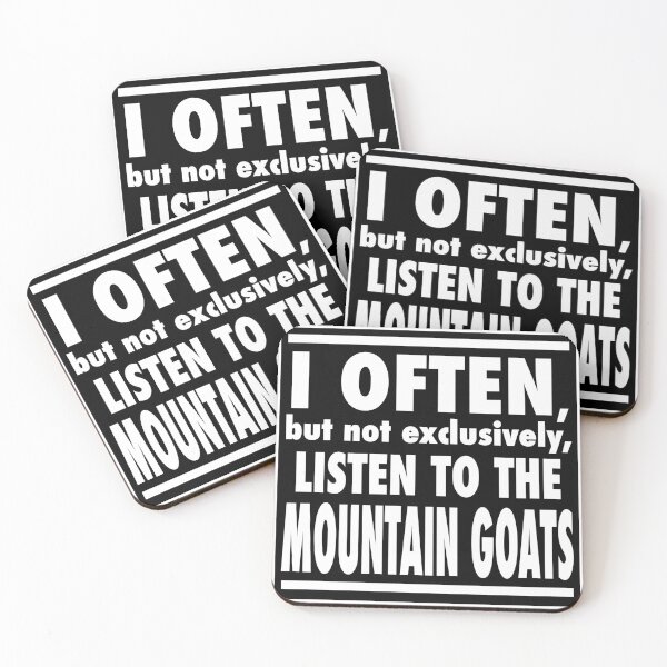 Item preview, I Often Listen to the Mountain Goats designed and sold by bestbookworm.