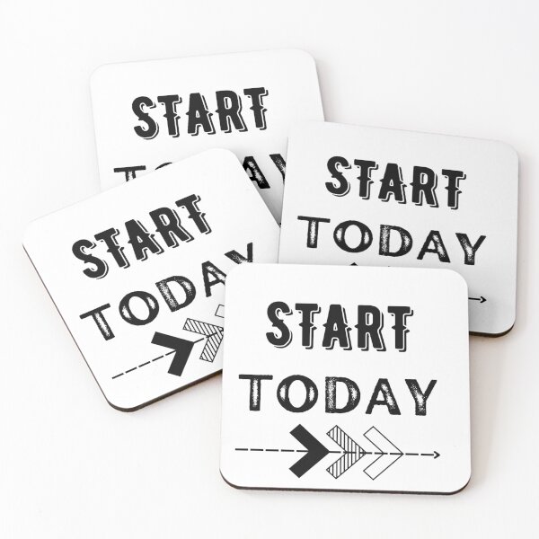 Item preview, Start today typography designed and sold by Kalpa.