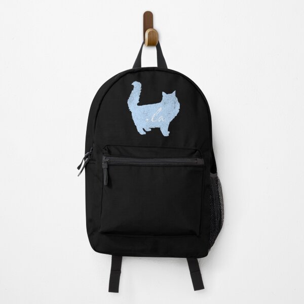 Item preview, Sky Blue Cat Silhouette With Quotes From 2024 Election -,la / Comma la / Kamala / Kamala Harris designed and sold by franzandsabina.
