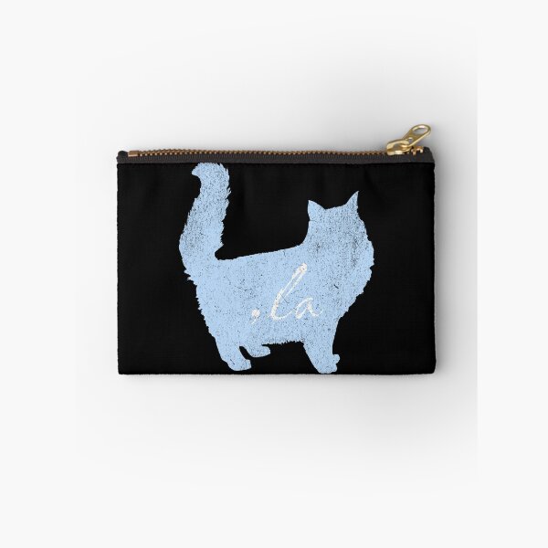 Item preview, Sky Blue Cat Silhouette With Quotes From 2024 Election -,la / Comma la / Kamala / Kamala Harris designed and sold by franzandsabina.
