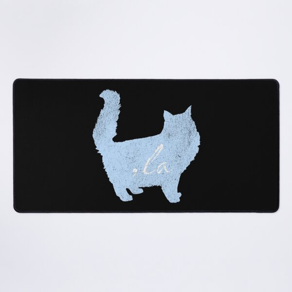 Item preview, Sky Blue Cat Silhouette With Quotes From 2024 Election -,la / Comma la / Kamala / Kamala Harris designed and sold by franzandsabina.