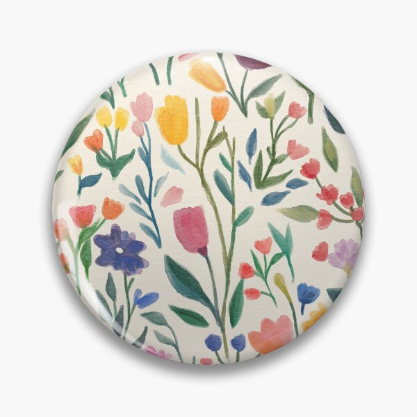 Item preview, Colorful Watercolor Spring Florals designed and sold by artofclaire.