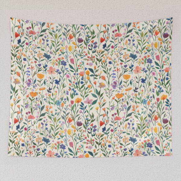 Item preview, Colorful Watercolor Spring Florals designed and sold by artofclaire.