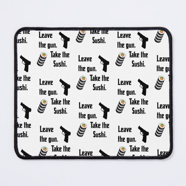 Item preview, Leave the gun, take the sushi, funny godfather parody designed and sold by Merchattack.