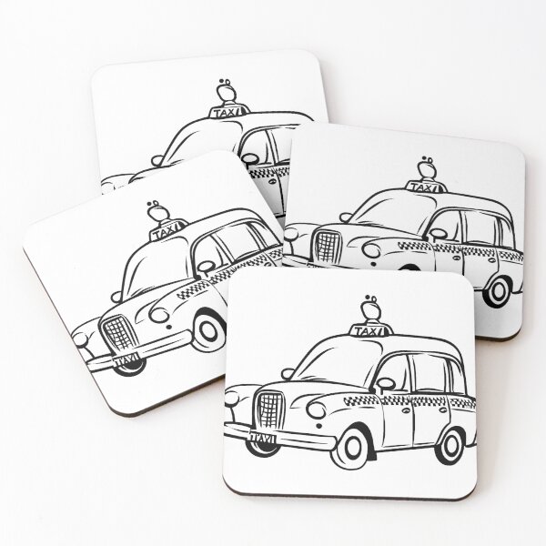 Item preview, Taxi Line Drawing designed and sold by GeoSketchWear.
